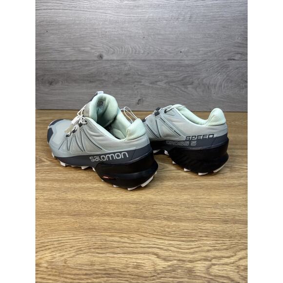 Salomon Womens Speedcross 5 GTX GORE-TEX MINT Trail Running Shoes 8.5 - Picture 1 of 9